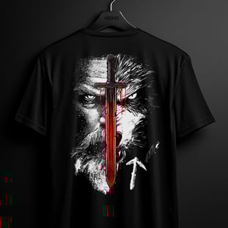 Nome do produto Camiseta - Tyr e Fenrir
