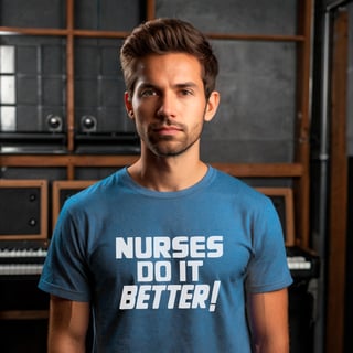 Camiseta Robert Plant 'Nurses do it Better'