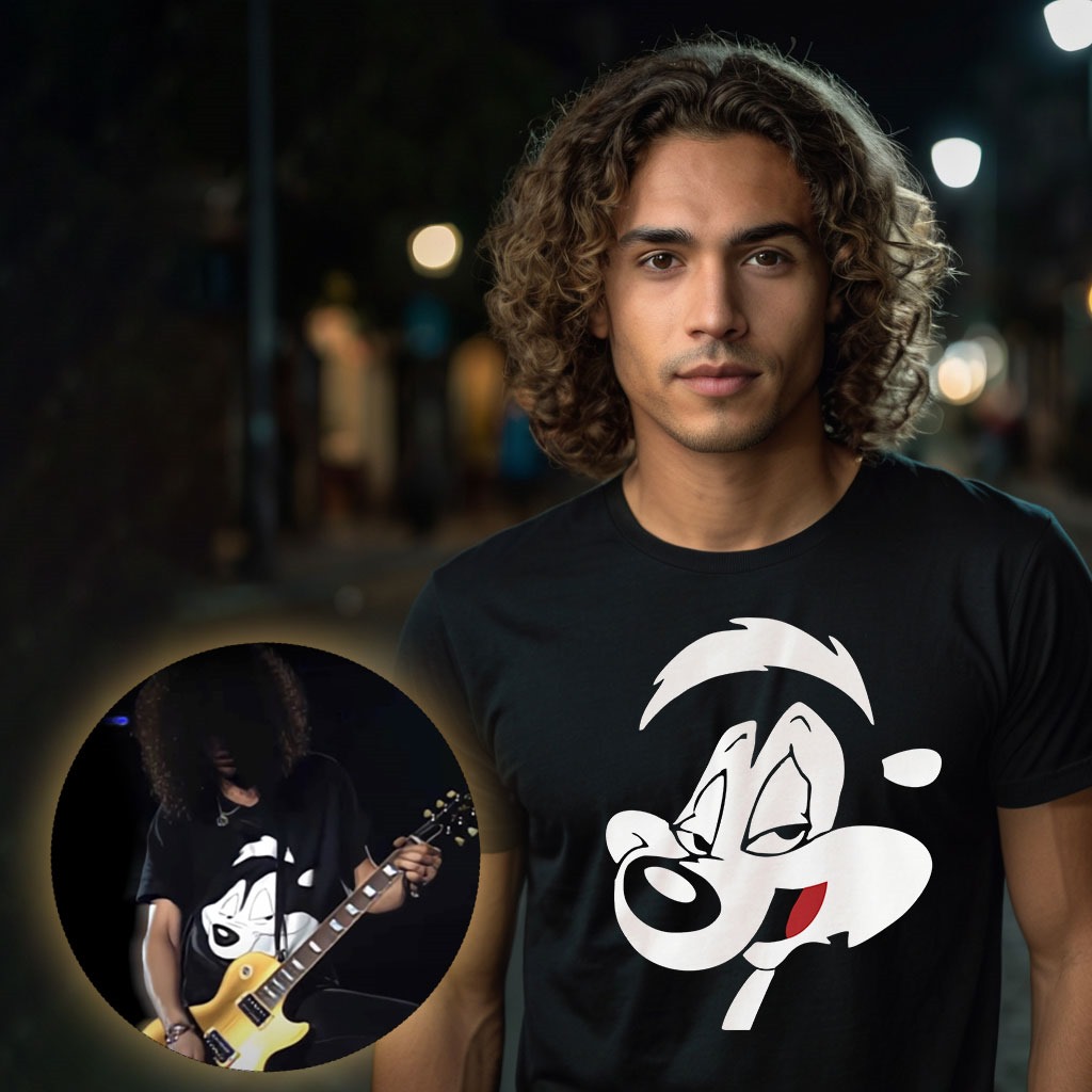 Nome do produto: Camiseta Slash Pepe le Pew