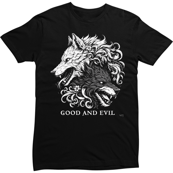Camiseta Bem e Mal (Premium)
