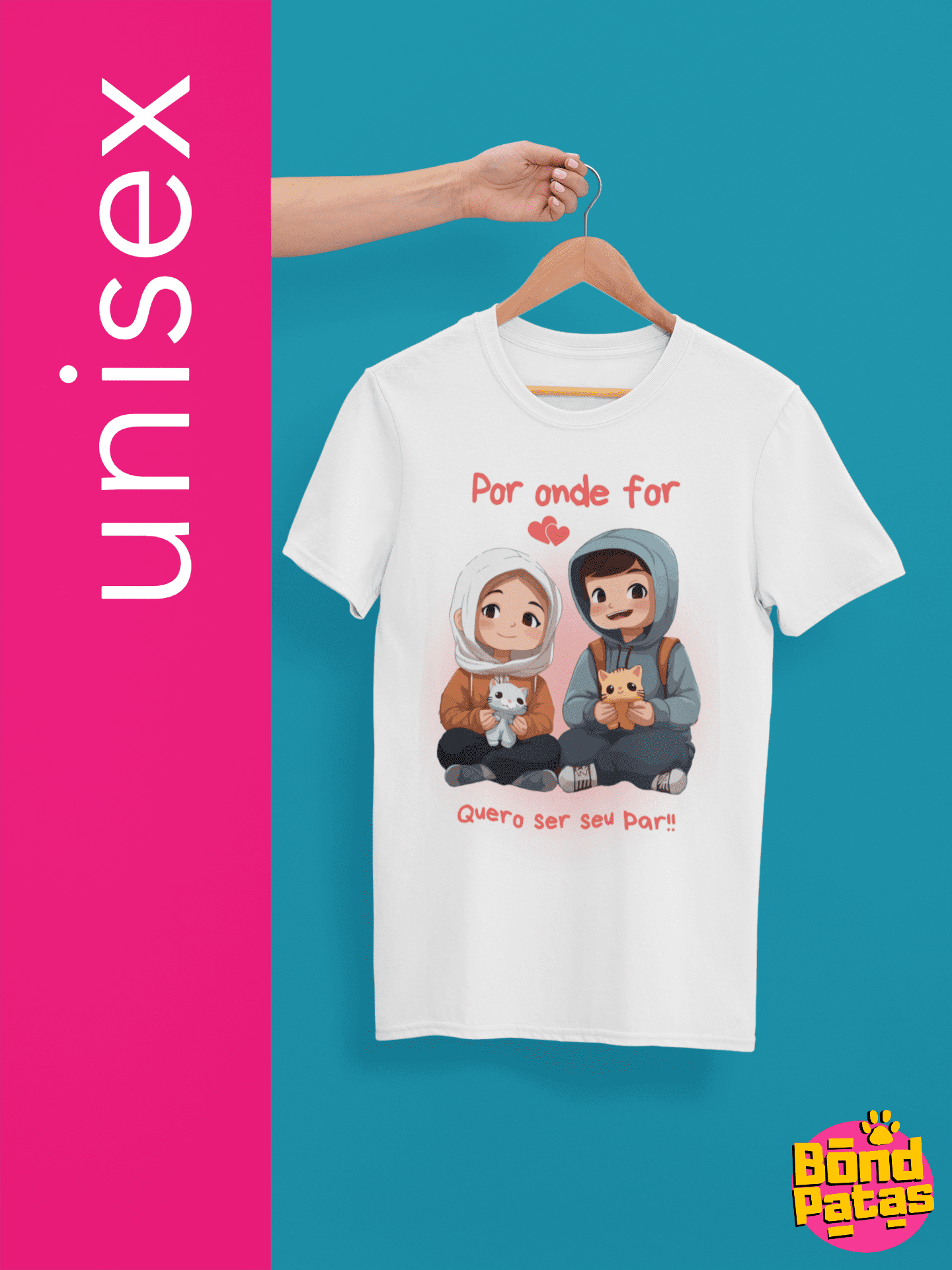 Camisa Quero Ser Seu Par Unisex