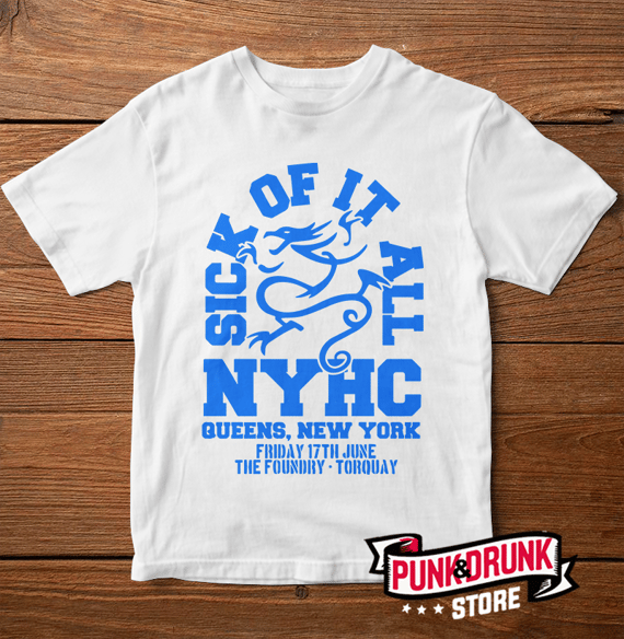 Camiseta Sick of It All - Flyer