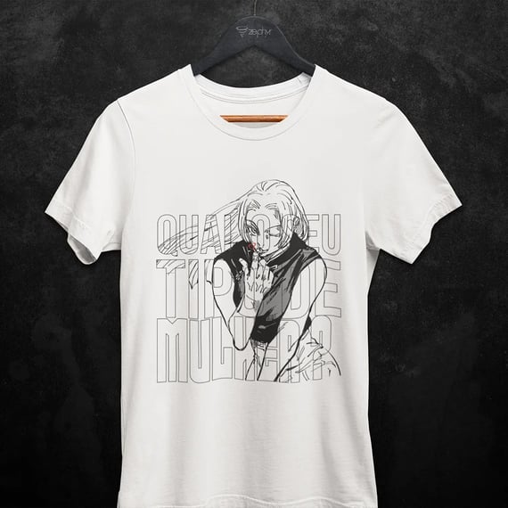 Camiseta Yuki Tsukumo Qual o seu tipo de mulher?