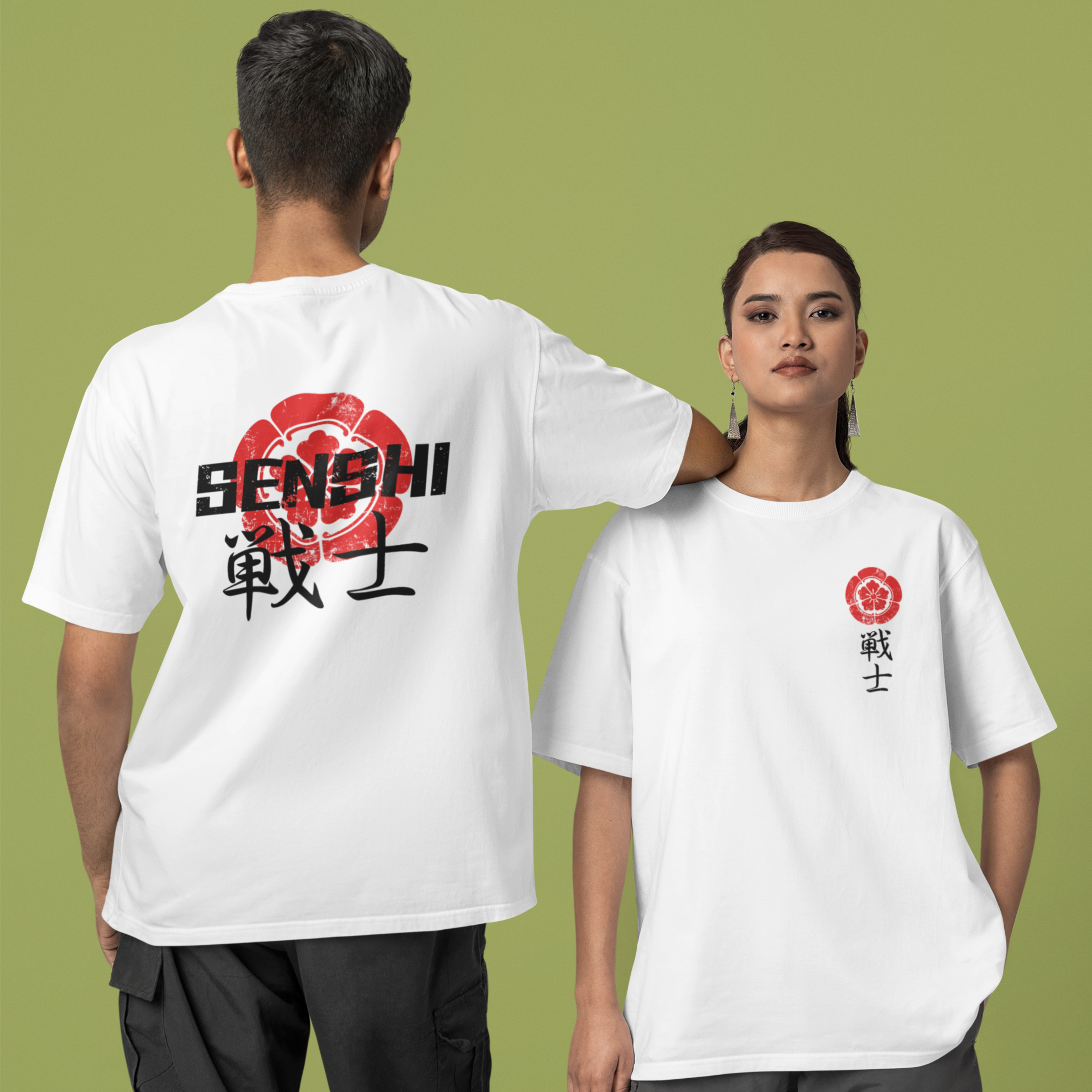 Nome do produto: CAMISETA SENSHI - OVERSIZED FRENTE E VERSO