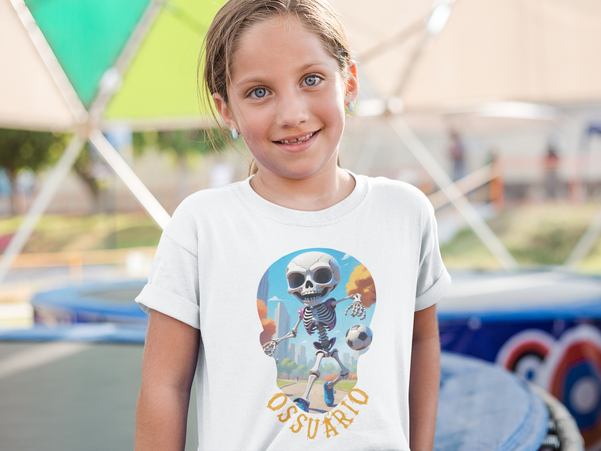  Camiseta Infantil Manga Curta Caveira Criança 6