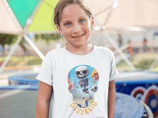  Camiseta Infantil Manga Curta Caveira Criança 6