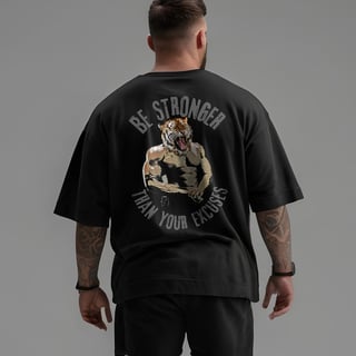 Oversized Tiger Be Stronger