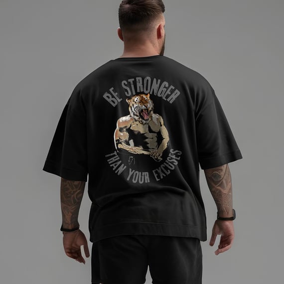 Oversized Tiger Be Stronger
