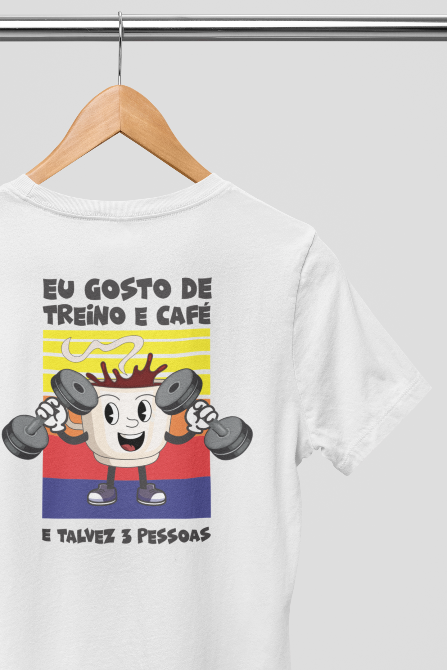 Eu gosto de treino e café
