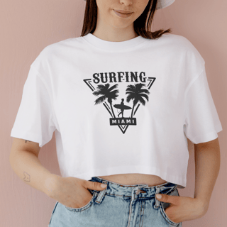 Nome do produto Cropped Surfing Miami