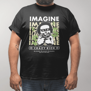 Nome do produto T-Shirt Plus Size Imagine Crazy Rich