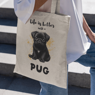 Nome do produto Ecobag Pug 12