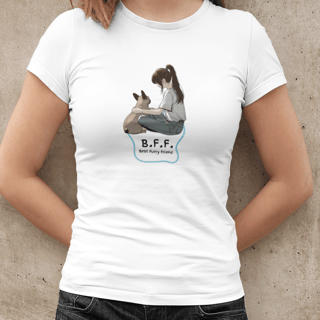 Nome do produto T-Shirt BFF - Bulldog Francês