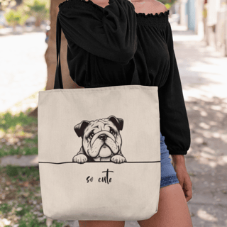 Nome do produto Ecobag So Cute Bullgod 02