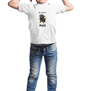 Nome do produto T-Shirt Infantil Pug 01