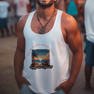 Nome do produto Regata Masculina Classic Good Times Good Vibes