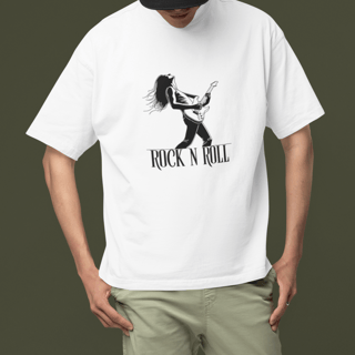 Nome do produto T-Shirt Oversized Rock n Roll A