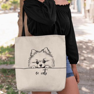 Nome do produto Ecobag So Cute Spitz 02