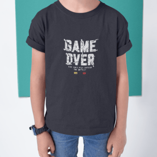 Nome do produto T-Shirt Infantil Game Over