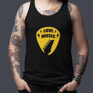 Nome do produto Regata Masculina Love Music