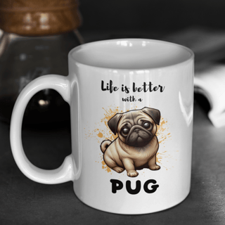 Nome do produto Caneca Pug 03