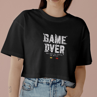 Nome do produto Cropped Game Over