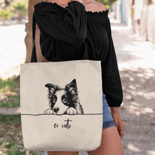 Nome do produto Ecobag So Cute Border Collie 02