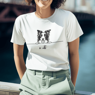 Nome do produto T-Shirt So Cute Border Collie