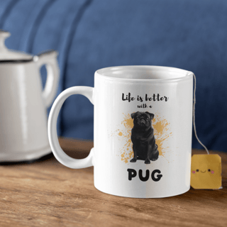 Nome do produto Caneca Pug 02