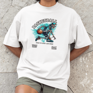 Nome do produto T-Shirt Oversized Basketball Skull