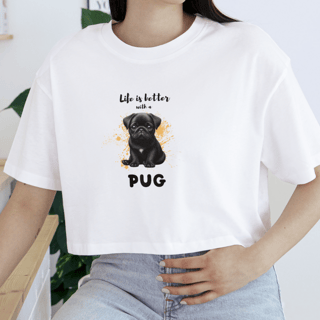 Nome do produto Cropped Pug 12