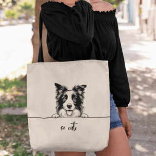Nome do produto Ecobag So Cute Border Collie 01