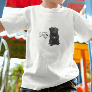 Nome do produto T-Shirt Infantil Pug 13