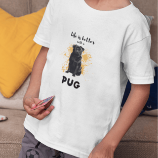 Nome do produto T-Shirt Infantil Pug 02