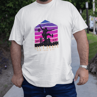 Nome do produto T-Shirt Plus Size Lets Skate