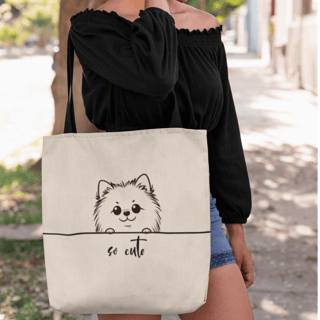Nome do produto Ecobag So Cute Spitz 01