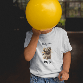 Nome do produto T-Shirt Infantil Pug 03