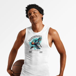 Nome do produto Regata Basketball Skull