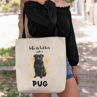 Nome do produto Ecobag Pug 02