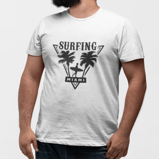 Nome do produto T-Shirt Plus Size Surfing Miami
