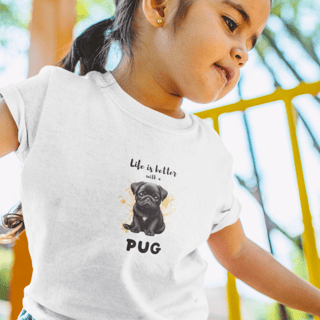 Nome do produto T-Shirt Infantil Pug 12