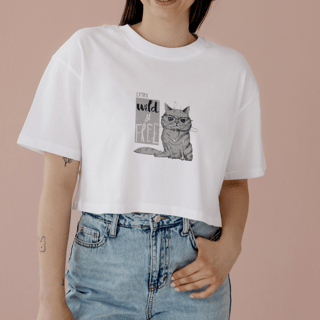 Nome do produto Cropped Extra Wild & Free