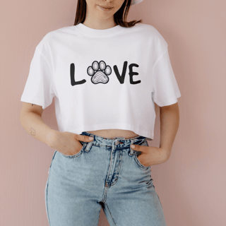 Nome do produto Cropped Love Pet