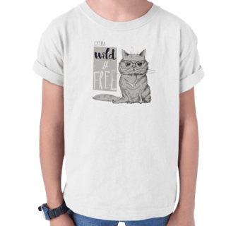 Nome do produto T-Shirt Quality Infantil Extra Wild & Free ( 2 a 8 anos)