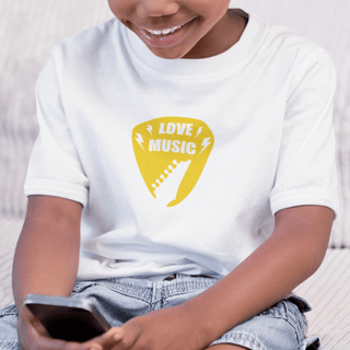 Nome do produto T-Shirt Infantil Love Music