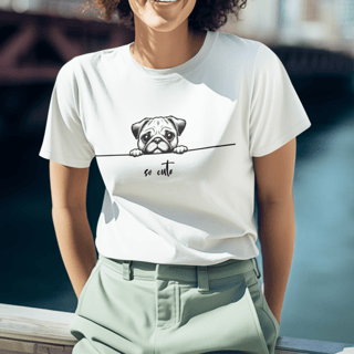 Nome do produto T-Shirt So Cute Pug 02
