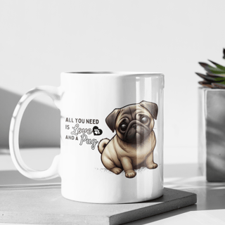 Nome do produto Caneca Pug 06