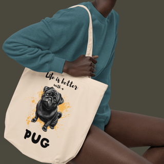 Nome do produto Ecobag Pug 01