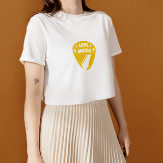 Nome do produto Cropped Love Music