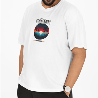Nome do produto T-Shirt Plus Size Live in The Moment